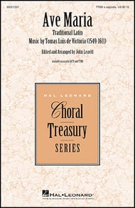 Ave Maria TTBB choral sheet music cover Thumbnail